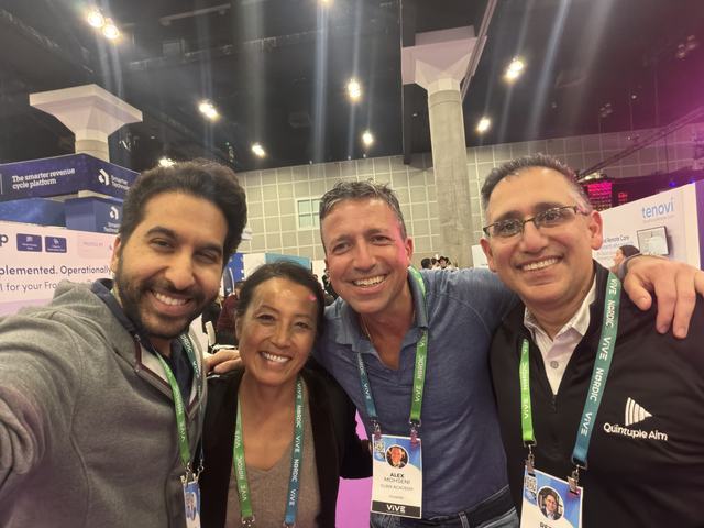 ClinX members smiling together at an industry networking event