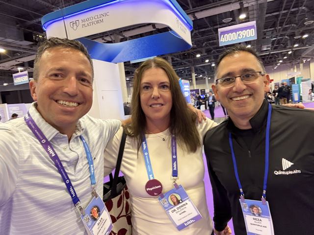 ClinX physician leaders sharing a candid group photo