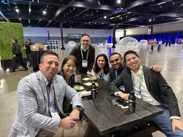 ClinX networking event photo with multiple members together